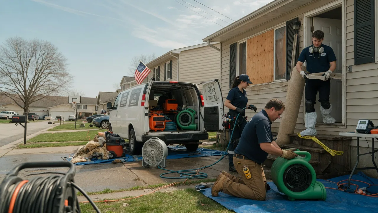 Water Damage Restoration in Bronson, MI near me